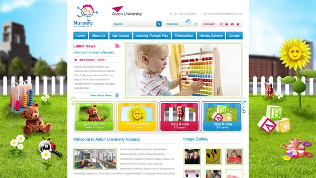 Aston Nursery home page