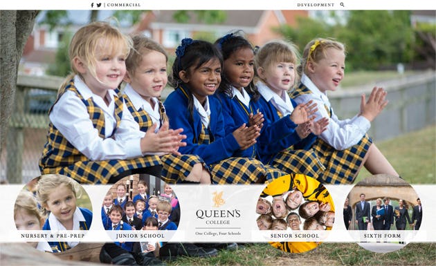 Queen's College home page